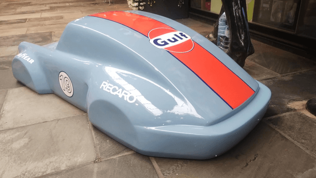 Pop Art racing sculptuur xxl